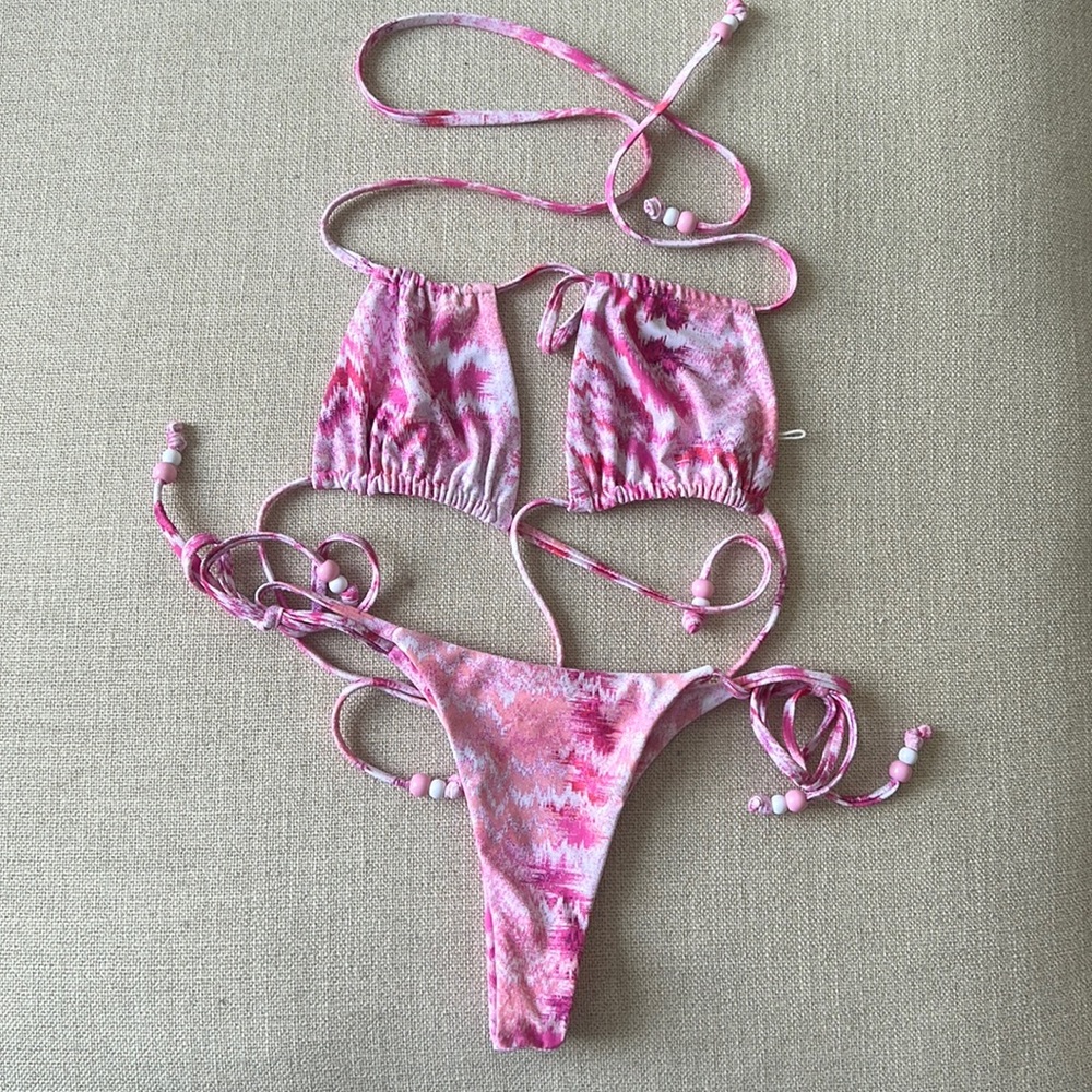 Tiger Mist pink bikini